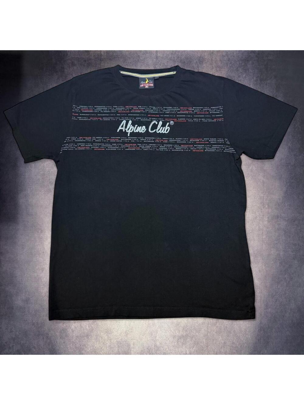 Alpine Club Switzerland t-shirt with embroidered logo